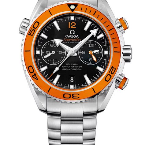 omega orange watch|omega planet ocean chronograph orange.